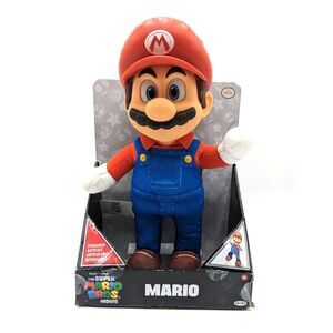 The Super Mario Bros Movie 2023 Poseable Plush Figure Jakks Pacific Toy Nintendo